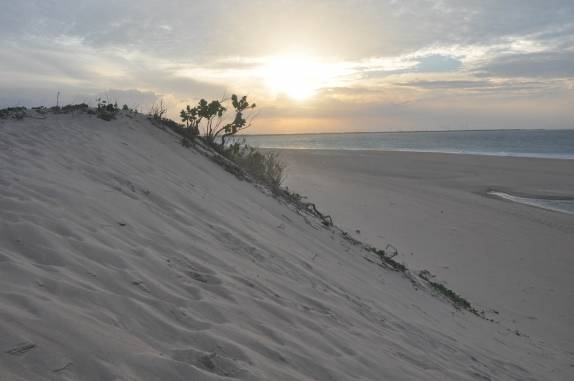 Pôr-do-sol em Galinhos - RN